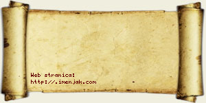 Jelisaveta Avramović vizit kartica